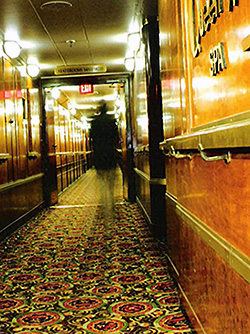 Queen Mary Stateroom Hallway